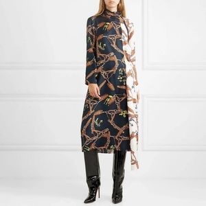 Tibi Renzo Scarf Print Dress